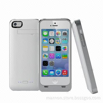 2,200mAh Power bank case for iPhone 5c,with backup battery, kickstand, various colors are available